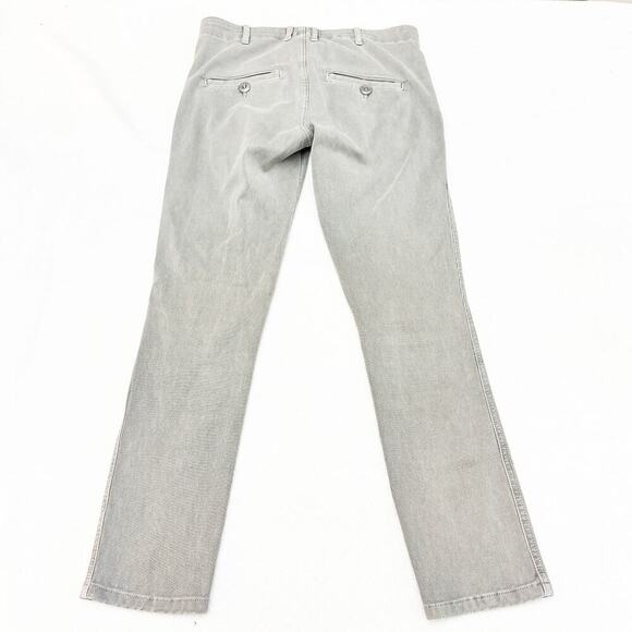 The Great Corduroy Style Slim Leg Gray Denim Stretch Jean Pants Size 28 - Picture 3 of 9
